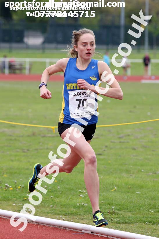 Senior womens 800 metres, 2019 North Eastern Track and Field Champs., Middlesbrough. Photo:  David T. Hewitson/Sports for All Pics
